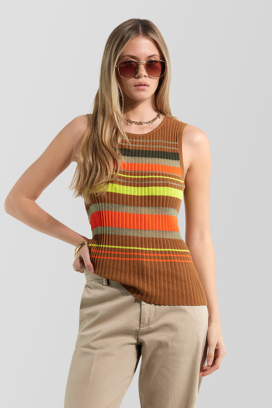 AMELIE TOP ST77 - Női slim fit top - main image