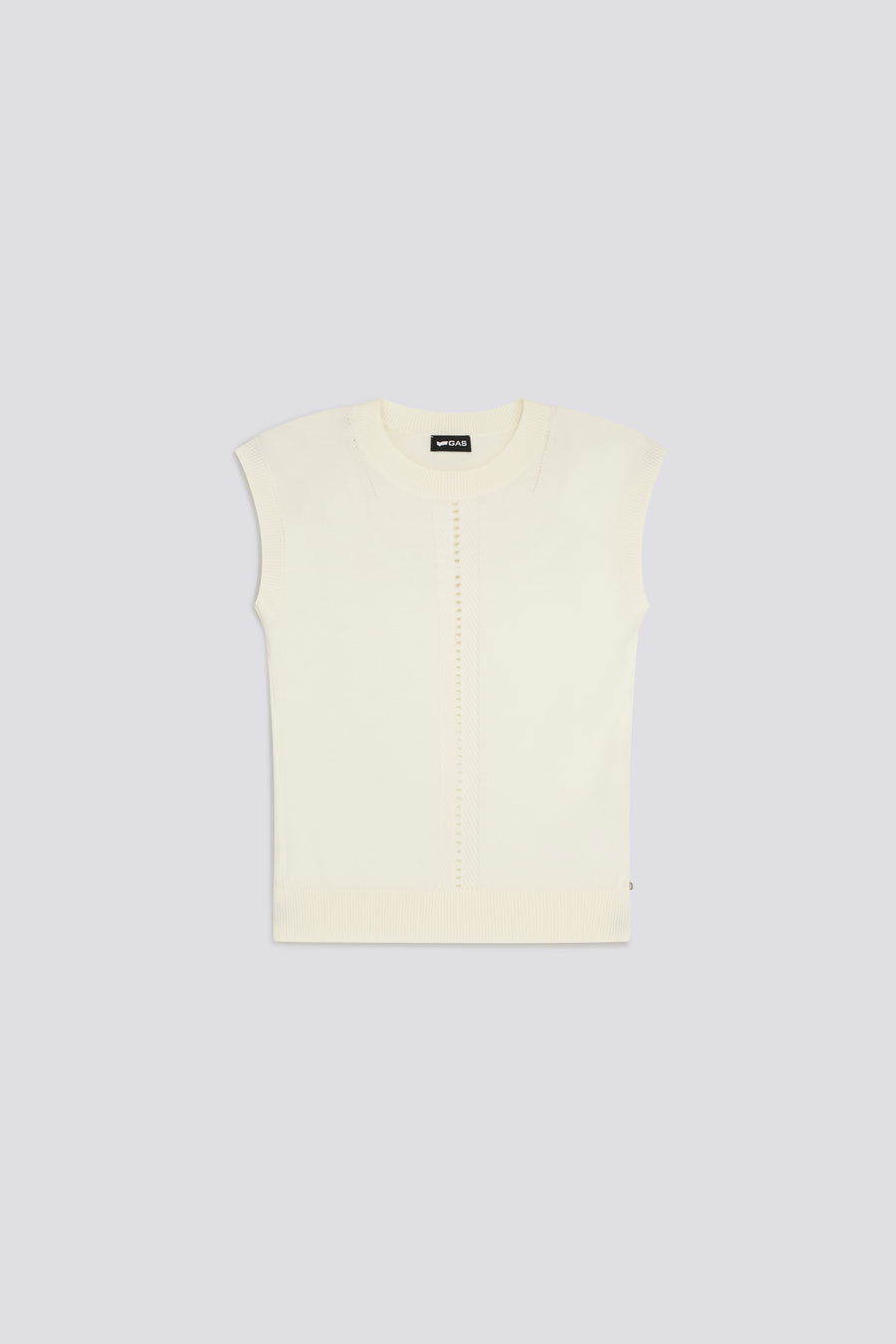 ROSITA TOP 1583 - Top mujer slim fit blanco - main image