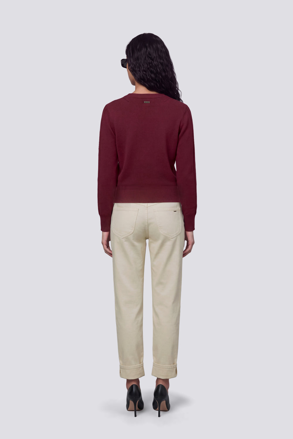 ROSITA W ROUND 2899 - Maglia tricot donna slim fit elegante e versatile - secondary image