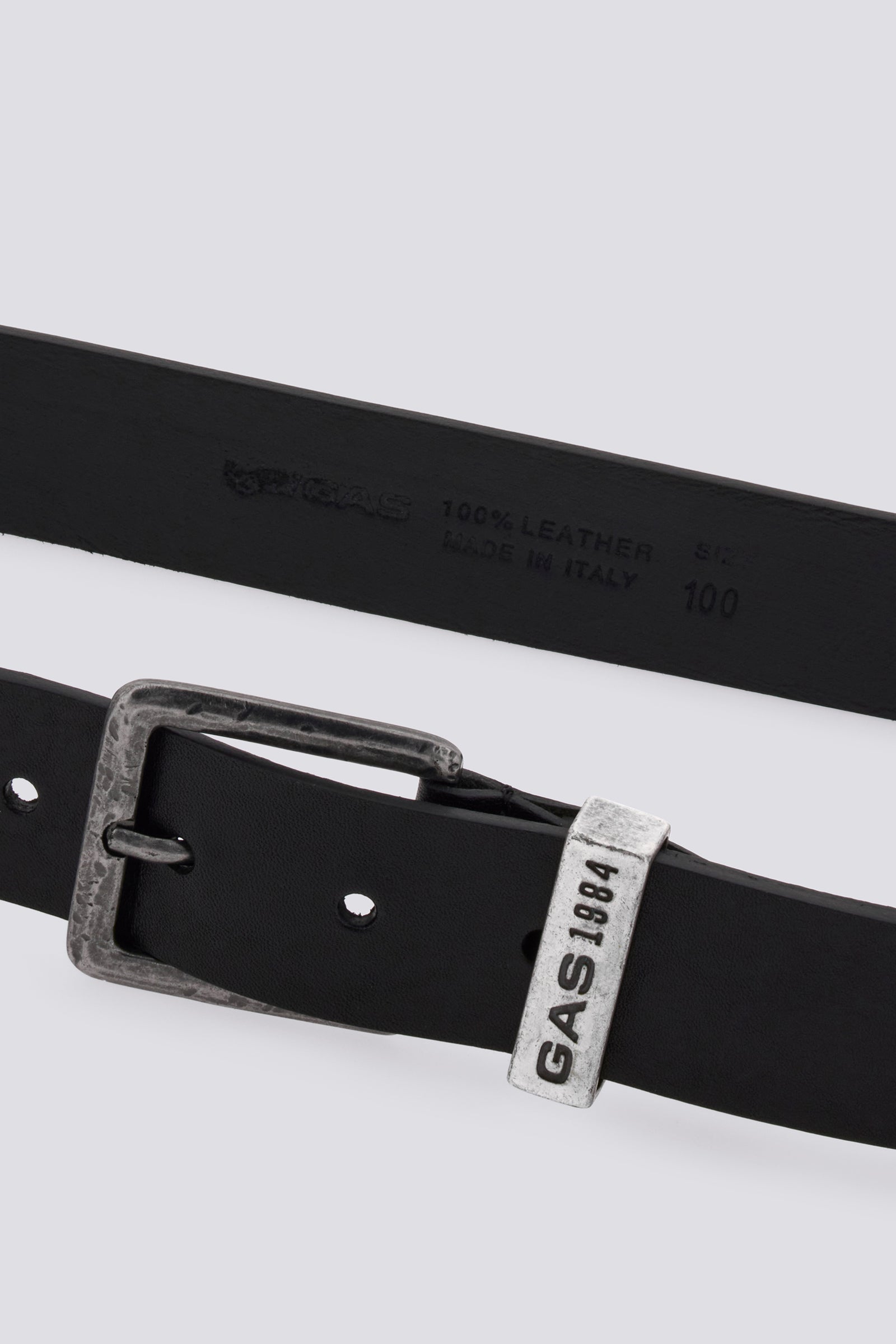 ANTHIM BELT Men's leather belt black – GAS Jeans