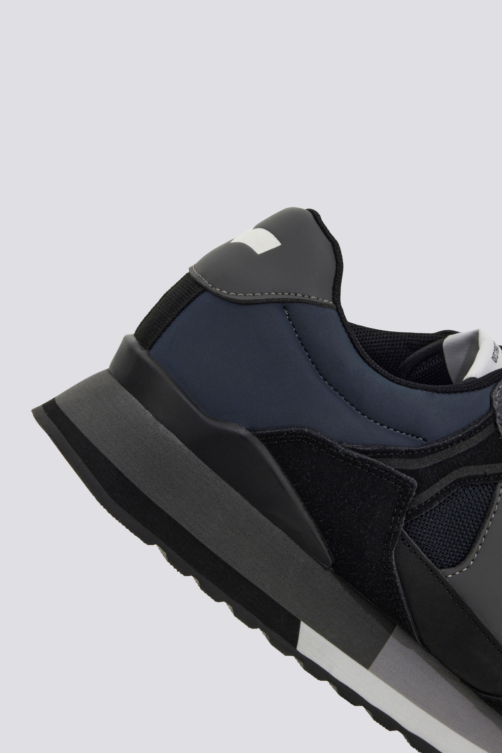 LOGAN MIX - Black men’s sneakers - secondary image