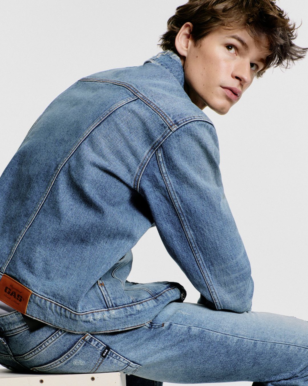 ◎極美品 GAS デニムライダース M ビッグプリント スカル 伸縮 Gas Stories – GAS Jeans