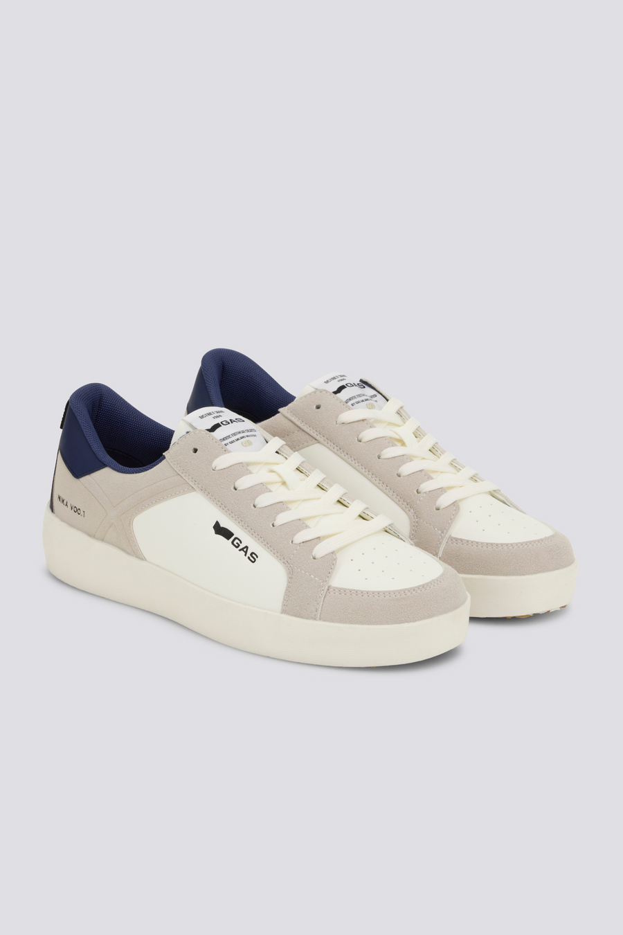 NIKA LTH - White/blue men’s sneakers - main image
